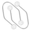 FOMIYES 2pcs Dimple Maker Trainer for Face Cheeks Portable Dimple Exerciser Stylish Facial Tool for Natural for Home and Travel Use view 1