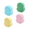 Healeved 4pcs Cute Cartoon Duck Bath Sponges for Boy Girl and Boy Girl Brush Lightweight and Portable Exfoliating Bathing Tool for for Home and Travel view 1