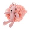 Outanaya 1pc Cartoon Animal Shower Ball Soft Mesh Bath Pouf for Exfoliating Scrub Fun Bath Sponge for Relaxing Showers for Boys and Girls and Adults Pink view 1