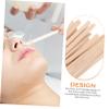 FOMIYES Multifunctional Waxing Stick Set 100pcs Wooden Applicator for Spa Beauty view 2