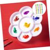 STOBOK 16pcs Paint Stir Stick Spatula Cosmetic Stir Stick Spatula Body Lotion Stiring Rod Lotion Applicator Waxing Sticks Spatula Plastic Color Palette Mix re-usable view 2