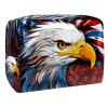 VTGHDEEQ Makeup Bag Small,Makeup Travel Bag,4th of July Independence Day Eagle,Makeup Organizer Bag view 1