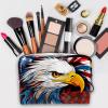 VTGHDEEQ Makeup Bag Small,Makeup Travel Bag,4th of July Independence Day Eagle,Makeup Organizer Bag view 3