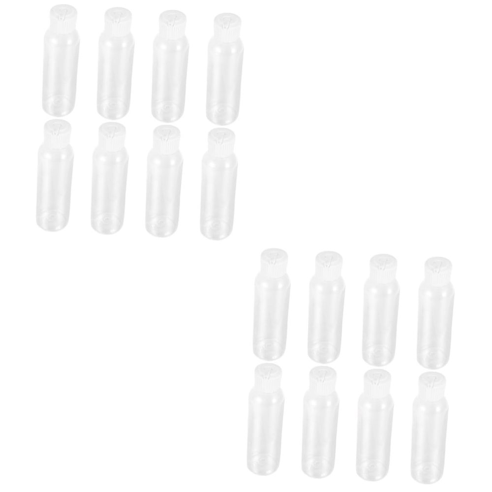 16 Pcs Travel Size Bottles Subpackaging Bottle Lotion Travel Size Containers Sample Bottles Container Shampoo Bottle Small Flask Travel Flask Empty Bottle Make up White