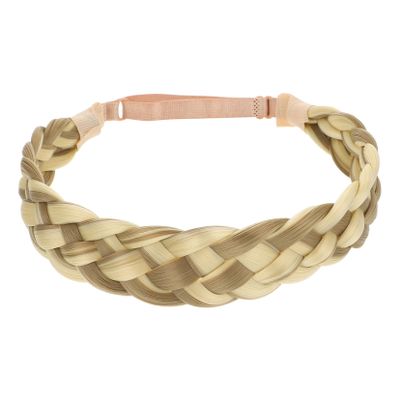 Gogogmee Bohemian Braid Headband Hair Band Double Arch Ponytail High Temp Comfortable Fit