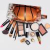 VTGHDEEQ Makeup Bags for Women,Toiletry Bag for Men,3D Pattern Basketball Wall,Travel Cosmetic Bag view 4