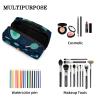 VTGHDEEQ Makeup Bag Small,Makeup Travel Bag,Abstract Universal Planet,Makeup Organizer Bag view 4