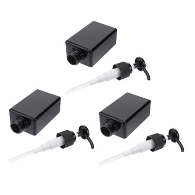 GeRRiT 3pcs Silicone Travel Bottles Traveling Mens Shampoo Herren Haarprodukt Shampoo for Men Cosmetic Dispenser Travel Liquid Container Ml Dispenser Straight Hair Body Wash Man, 5.5*12.4cm, Black