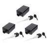 GeRRiT 3pcs Silicone Travel Bottles Traveling Mens Shampoo Herren Haarprodukt Shampoo for Men Cosmetic Dispenser Travel Liquid Container Ml Dispenser Straight Hair Body Wash Man, 5.5*12.4cm, Black view 1