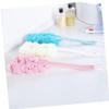 Healeved Eco-Friendly Bath Brush Long Handle Shower Brush Shower Ball Sponge Body Scrubber for Exfoliating view 4