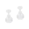 2pcs Flower Sparkling Bottle Plastic Flower Pots Foam Soap Dispenser Foaming Face Foam Soap Pump Bottle Clear Gel for Cups Top Pp Material Cosmetic Shampoo Bottle Travel view 1
