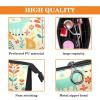 VTGHDEEQ Makeup Bag Organizer,Cosmetic Bags for Women,Animal Unicorn Fox Peacock,Small Makeup Pouch view 3