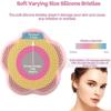 Smart Facial Cleansing Brush, Waterproof, Sonic Vibrating Face Brush for Deep Cleansing, Electric Face Cleansing, USB Rechargeable,Gentle Exfoliating and Massaging soft and comfortable (Color : Pink view 4
