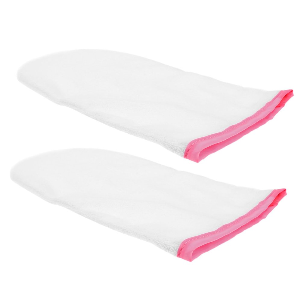 Healeved 1pair Paraffin Wax Hand Treatment Mitts Soft Cotton Gloves for Moisturizing Nail Care and Spa Sessions for Dry Skin and Manicure Treatments