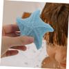 Beatifufu 2pcs Boy Girl Bath Sponges Soft Loofah Body Scrubber for Shower Face Cleansing Exfoliating Star Shape with Bamboo Colors Great for Boy Bath view 4