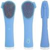 Facial Cleansing Brush, Sonic Vibration Facial Brush, USB Rechargeable, Waterproof Face Scrubber Brush for Deep Cleaning, Exfoliating, Blackhead Removing and Massaging Safe and convenient (Color : B view 3