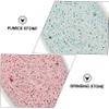 Healeved 2pcs Foot Sole Exfoliating Trimmer Natural Pumice Stones Foot Skin Callus Remover Kit view 3