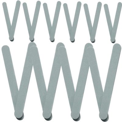 Healeved 20pcs Double-Sided Grit Nail Files for Manicure Fingernail for Natural False Nails Essential Tools for Art and Daily Care