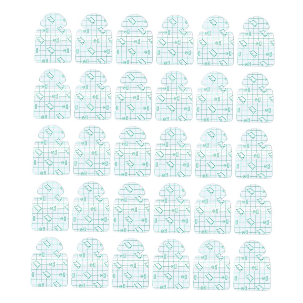 FRCOLOR 30pcs Moisturizing Invisible Heel Stickers for Cracked Dry Feet Ultra-Thin Patches for Skin Care Comfortable and Protective for Shoe Types
