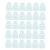 FRCOLOR 30pcs Moisturizing Invisible Heel Stickers for Cracked Dry Feet Ultra-Thin Patches for Skin Care Comfortable and Protective for Shoe Types view 1