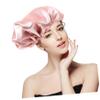 Healeved 3pcs Unisex Solid Shower Cap for Hairdo Protection Reusable Hat for Sleep view 2