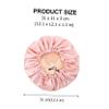 Healeved 3pcs Unisex Solid Shower Cap for Hairdo Protection Reusable Hat for Sleep view 3