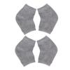 Healeved 2pairs Anti-Crack Gel Heel Socks for Moisturizing Exfoliating Breathable Ankle Protectors for Men Women Grey view 1