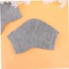 Healeved 2pairs Anti-Crack Gel Heel Socks for Moisturizing Exfoliating Breathable Ankle Protectors for Men Women Grey view 4
