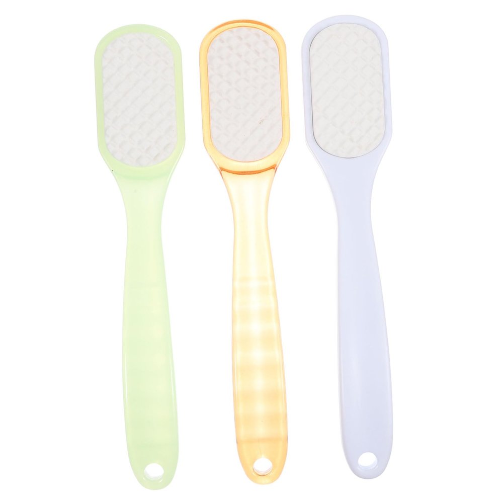 Healeved 3pcs Dual-Sided Foot Files for Pedicure Care Exfoliators for Smooth Feet Convenient Handheld Rasp for Dead Skin Removal