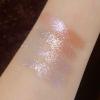 9 Colors Glitter Shimmer Eyeshadow Makeup Palette, Korean Sparkle Neutral Eye Shadow Palettes Highly Pigmented Long Lasting Waterproof Blendable sombras para ojos Pink White Golden Brown Eye Glitter view 4