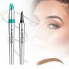 2024 New Magic Eyebrow Pencil, 3D Waterproof Microblading Eyebrow Pen4 Tipped Precise Brow Pen Fine Stroke Microblading Eyebrow Pencil Creates Natural view 1