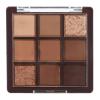 9 Colors Brown Eyeshadow Palette, Matte Shimmer Glitter Eye Shadow Palette Makeup, Nude Naked Neutral Eyeshadow Palette, Dark High Pigment Long Lasting Waterproof Eyeshadow Makeup Pallet, Bronze Color view 1
