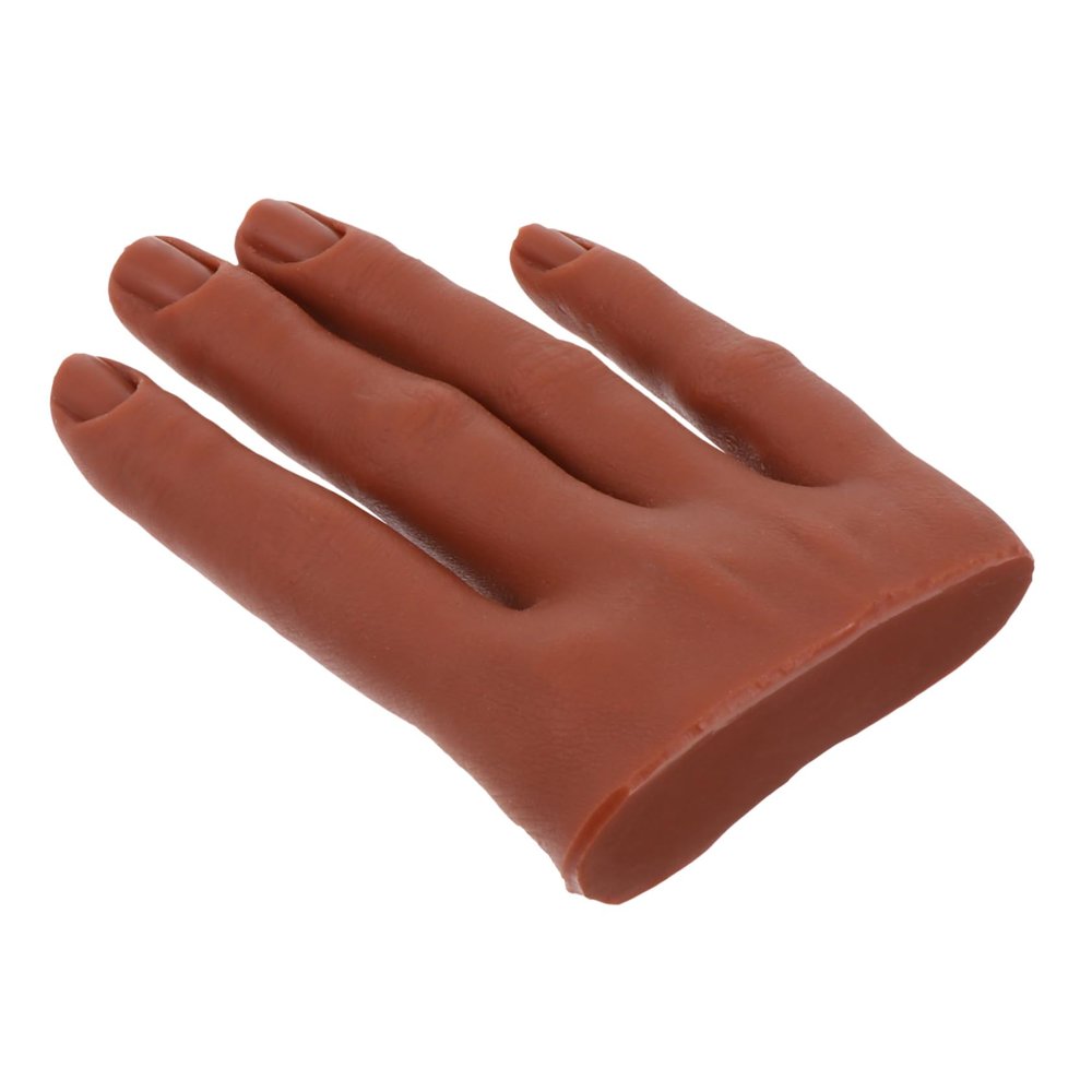 Healeved High Simulation Manicure Hand Model Fake Nail Hand Reusable Manicure Practice Lightweight Nail Art Design Tool