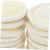 PLAFOPE 18pcs Loofah Facial Cleanser for Face Exfoliating Bath Sponge Body Scrubber Exfoliator Exfoliating Pads Safe for Ages view 2