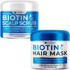 BELLISSO Biotin Hair Mask and Biotin Scalp Scrub view 1