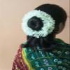 AFARZA; CHOICE GOOD FEEL GOOD Gajra for hair bun juda accessories mogra jasmine for women pack of 6 pcs. [Multi Coloured Designs] view 3