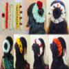 AFARZA; CHOICE GOOD FEEL GOOD Gajra for hair bun juda accessories mogra jasmine for women pack of 6 pcs. [Multi Coloured Designs] view 4