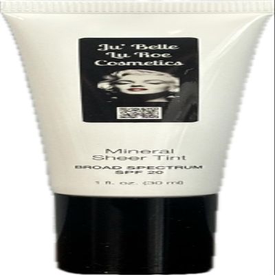 NinthAvenue Basics Ju' Belle Lu Roe Mineral Sheer Tint, 1 Fl Oz (Pack of 1), Porcelain
