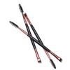 Molly Skin Dual-Ended Eye Brow Brush, Filling & Shaping Angled Brow Brush With Spoolie, Makeup Grooming Tool, Black view 3