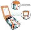 YTYVAGT Lipstick Case,Portable Makeup Bag Cosmetic Pouch,Lipstick Holder Makeup Organizer,Flamingo Giraffe Palm Tree view 4
