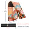 YTYVAGT Lipstick Case,Leather Lip Gloss Lipstick Organizer with Mirror,Mini Lipstick Holder Bag,Fuiji Mountain Flower view 3