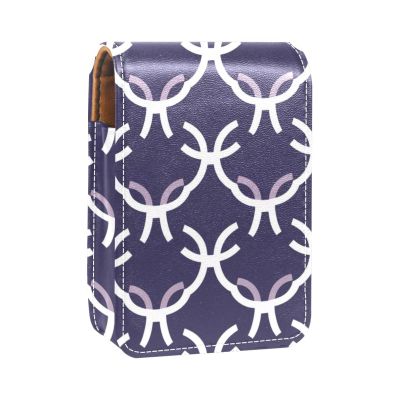 YTYVAGT Lipstick Case,Portable Makeup Bag Cosmetic Pouch,Lipstick Holder Makeup Organizer,Black and White Lantern Shape