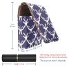 YTYVAGT Lipstick Case,Portable Makeup Bag Cosmetic Pouch,Lipstick Holder Makeup Organizer,Black and White Lantern Shape view 3
