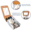 YTYVAGT Lipstick Case,Leather Lip Gloss Lipstick Organizer with Mirror,Mini Lipstick Holder Bag,Winter Snow Polar Bear view 4