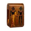 YTYVAGT Lipstick Case,Leather Lip Gloss Lipstick Organizer with Mirror,Mini Lipstick Holder Bag,Ancient Egyptian Style view 1