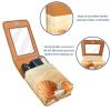 YTYVAGT Lipstick Case,Leather Lip Gloss Lipstick Organizer with Mirror,Mini Lipstick Holder Bag,Beach Conch Shell Starfish view 4