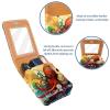 YTYVAGT Lipstick Case,Leather Lip Gloss Lipstick Organizer with Mirror,Mini Lipstick Holder Bag,Watercolor Ocean Devilfish view 4