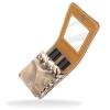 YTYVAGT Lipstick Case,Leather Lip Gloss Lipstick Organizer with Mirror,Mini Lipstick Holder Bag,Beach Sand Shell view 2