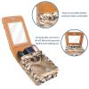 YTYVAGT Lipstick Case,Leather Lip Gloss Lipstick Organizer with Mirror,Mini Lipstick Holder Bag,Beach Sand Shell view 4
