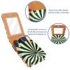 YTYVAGT Lipstick Case,Leather Lip Gloss Lipstick Organizer with Mirror,Mini Lipstick Holder Bag,Color Line American Flag view 4
